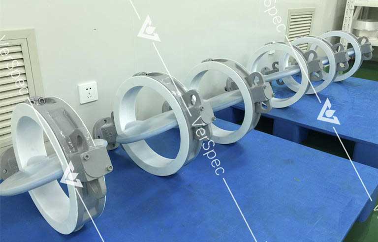 PFA lined butterfly valve for sale