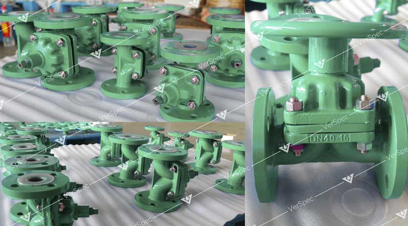 VerSpec pfa lined diaphragm valve