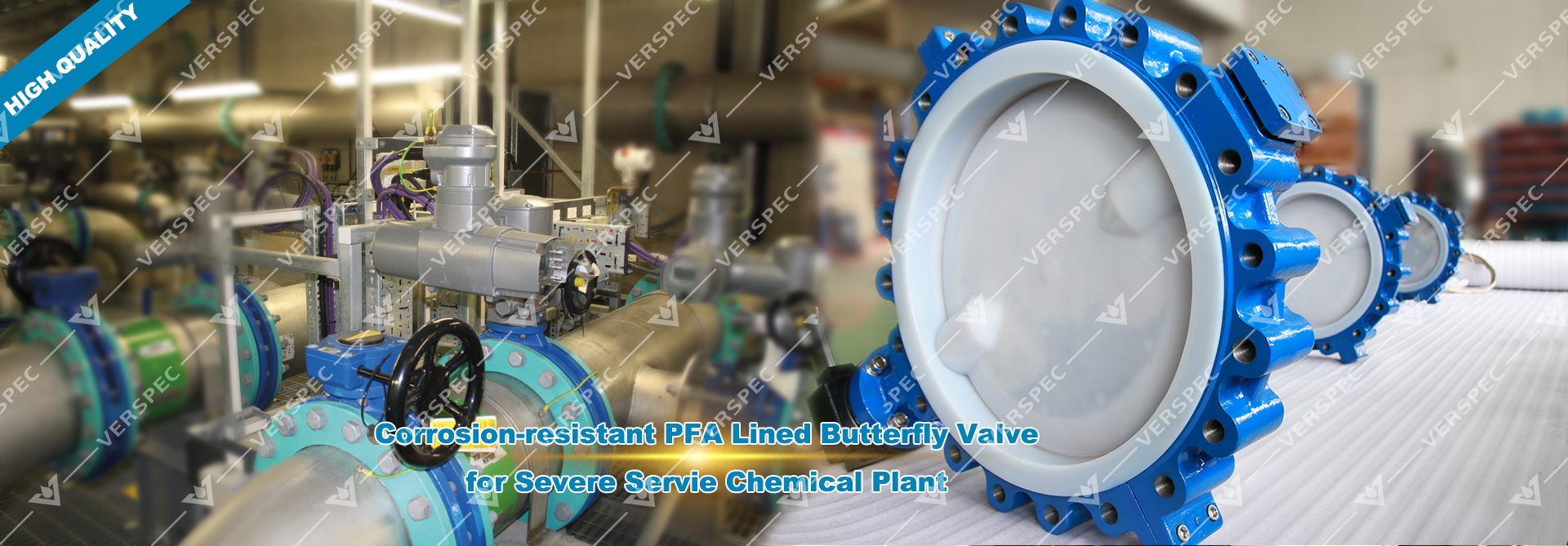 Corrosion-resistant PFA Lined Butterfly Valve